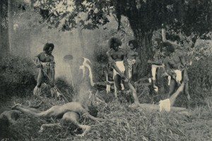 A_Cannibal_Feast_in_Fiji,_1869_(1898)
